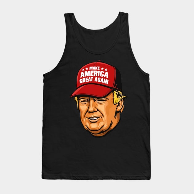 Make America Great Again Trump Tank Top by Plushism